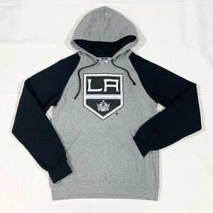 New Jerzees NuBlend Mens Small LA Kings NHL Hockey Hoodie Pullover LA Times News